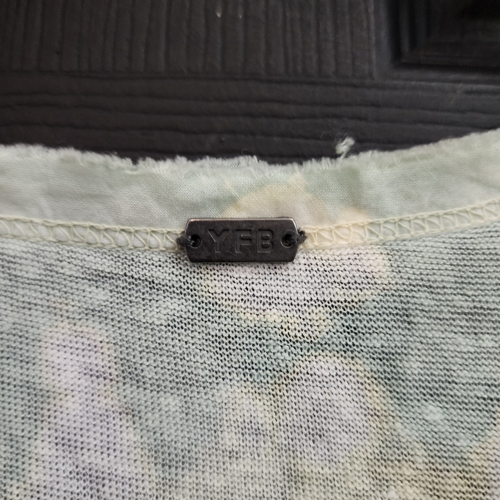 Young Fabulous & Broke Sz. M 100% Linen Loni Tee - Picture 8 of 16